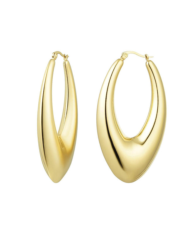 oorbellen stainless steel chique groot 