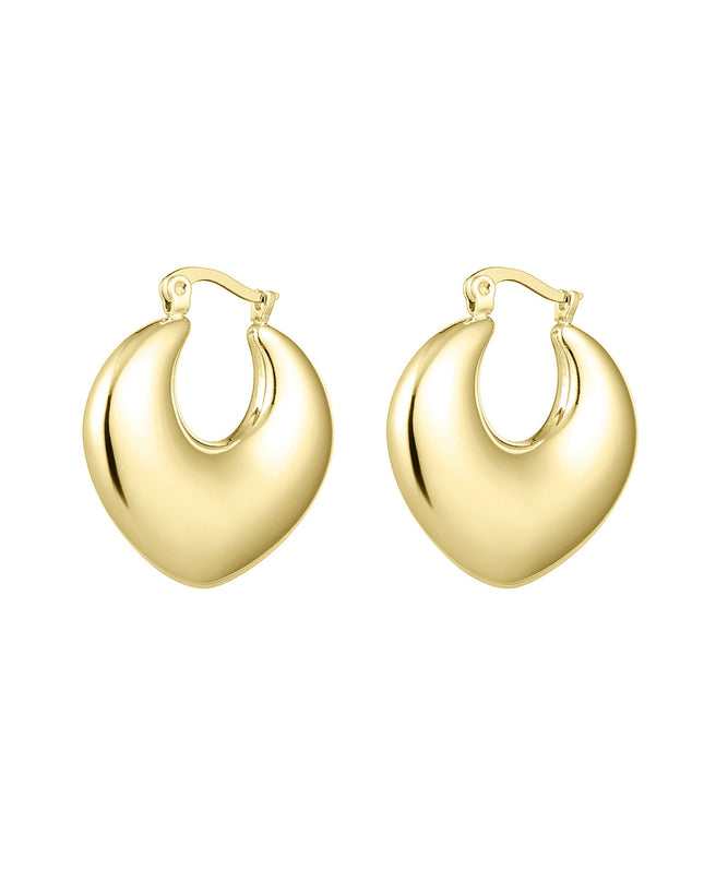 Chucky hoop earrings Goud kleur Stainless Steel