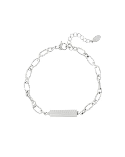 Schakelarmband met bedel Goud kleur Stainless Steel