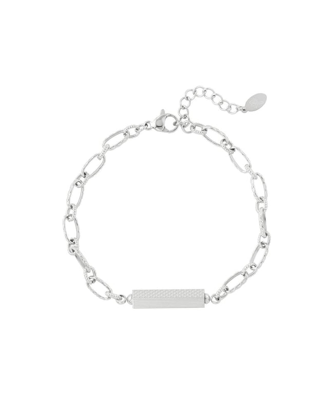 Schakelarmband met bedel Goud kleur Stainless Steel