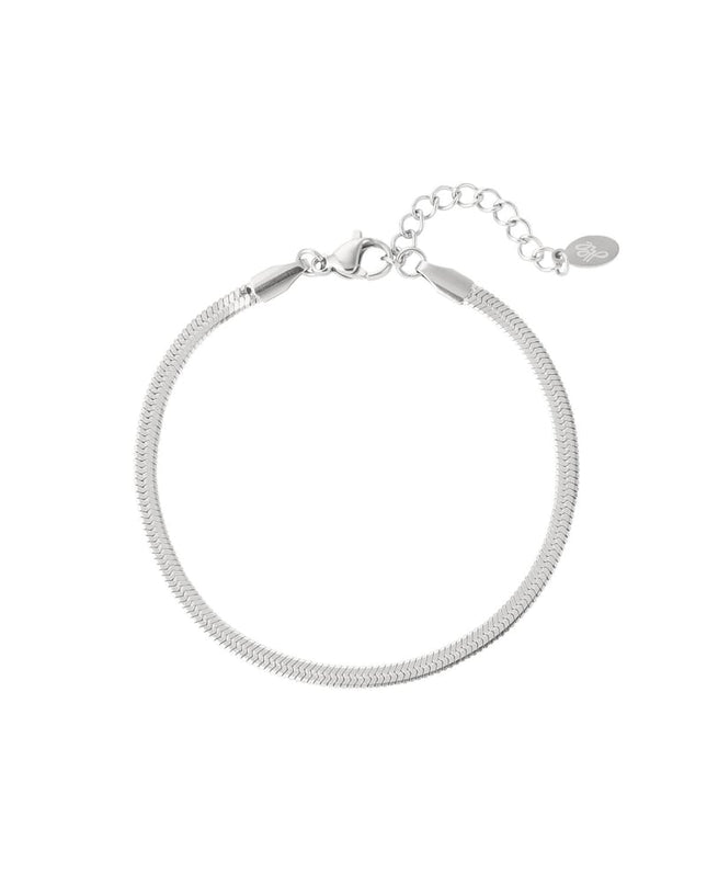 Armband basic Goud kleur Stainless Steel