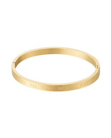 slavenarmband love you to the moon and back