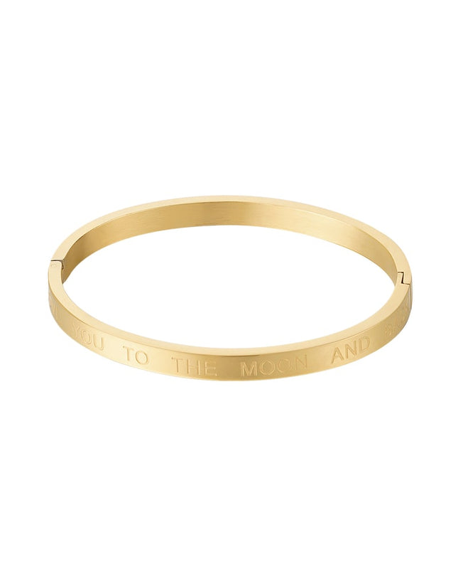 slavenarmband love you to the moon and back