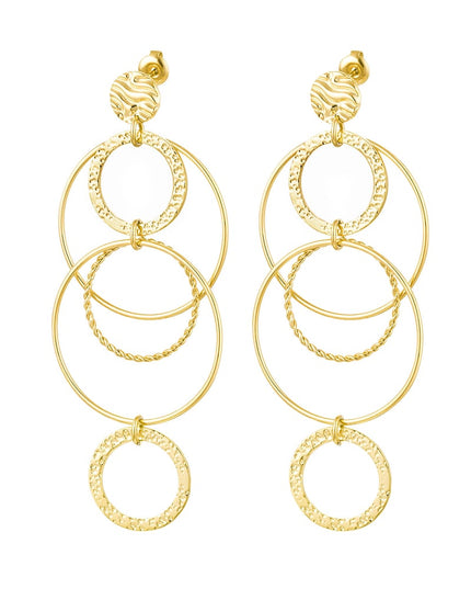 oorbellen verschillende ringen