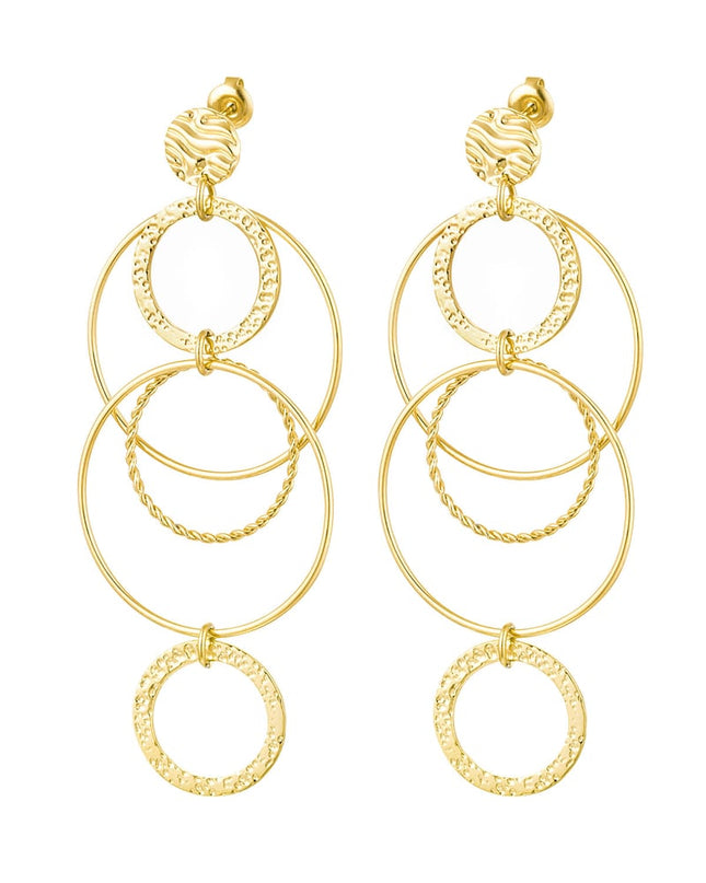 oorbellen verschillende ringen