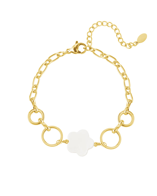 armband bloem en ringen