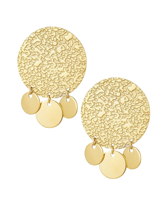 oorbellen coin met belletjes