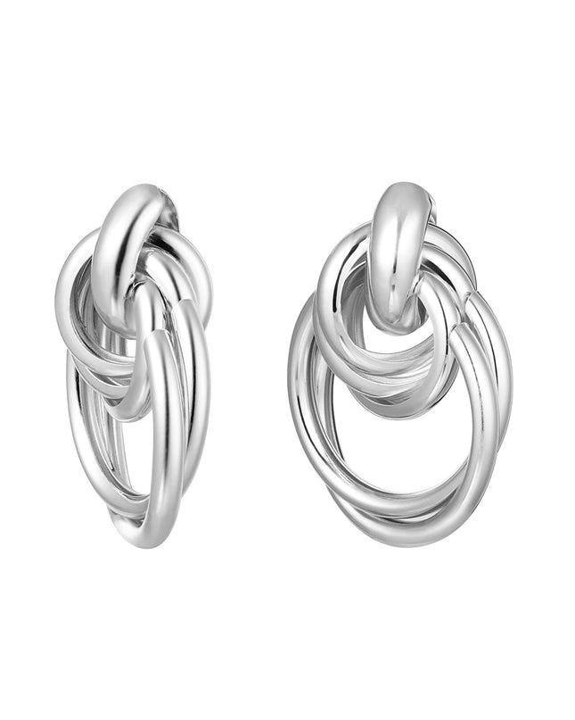 Oorbellen verschillende hoops - Goud kleur Metaal