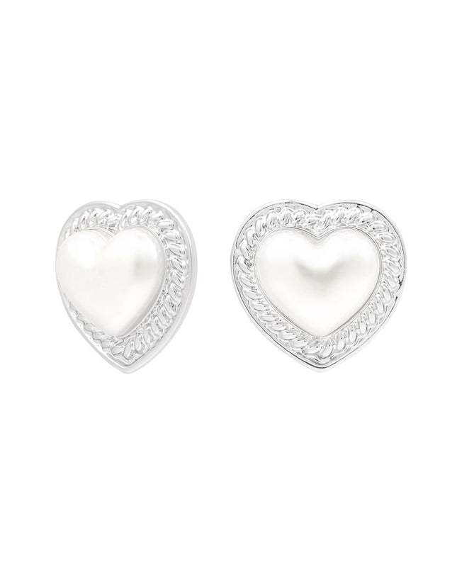 oorbellen hart parel