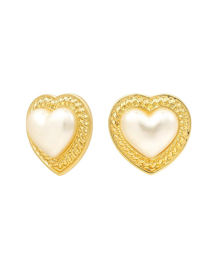 oorbellen hart parel