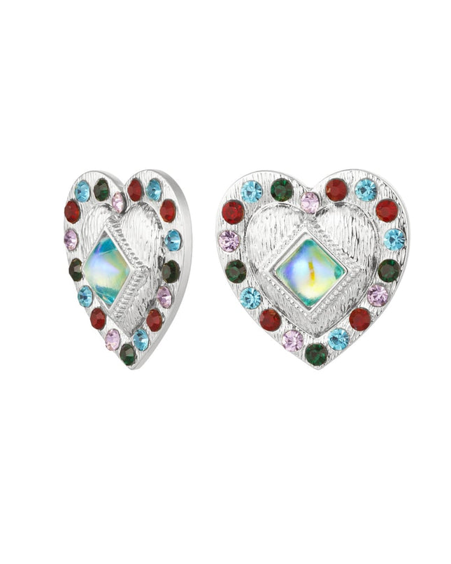 oorbellen kleurrijk hart