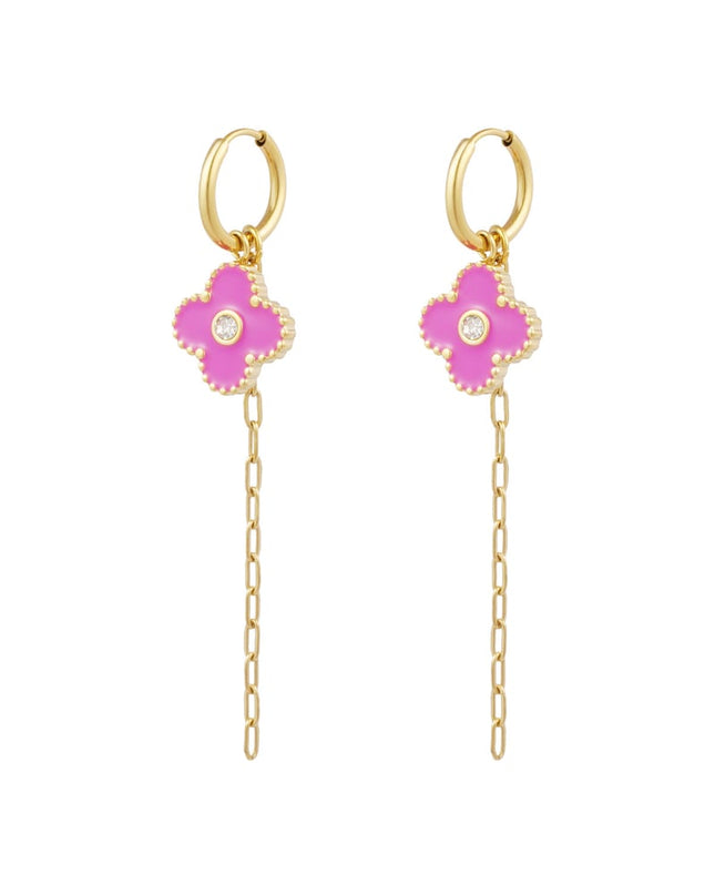 oorbellen wonderful clover