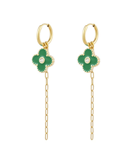 oorbellen wonderful clover