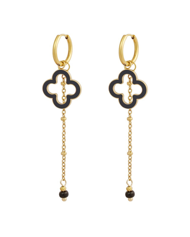 oorbellen midnight clover