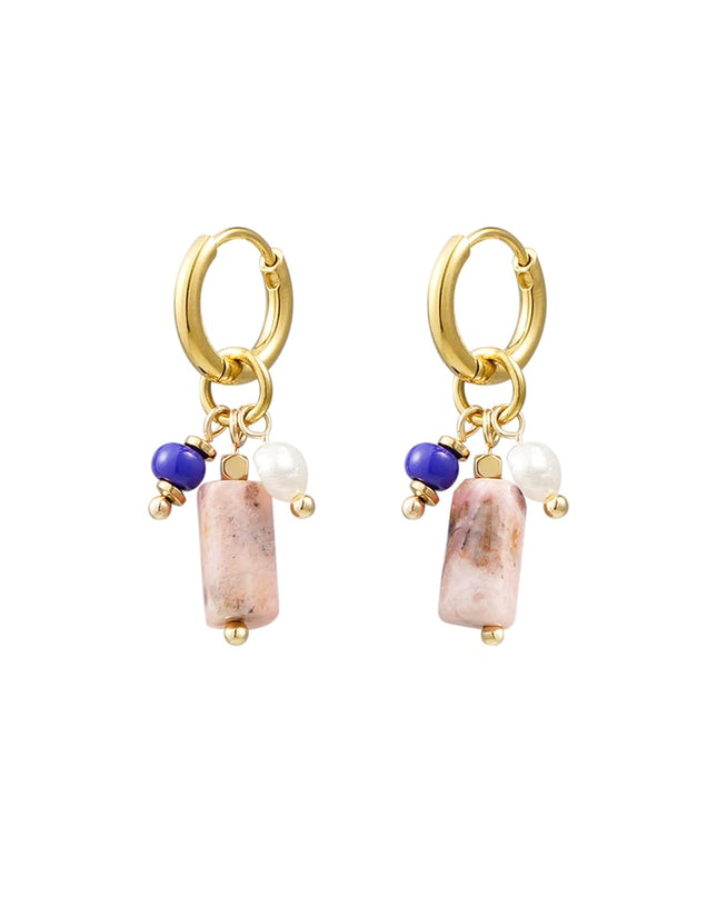 oorbel kleurrijke details