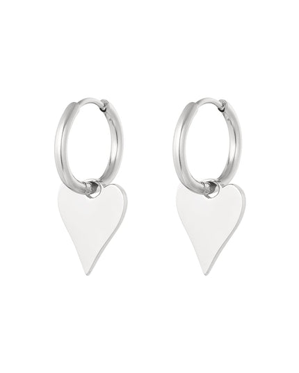 oorbellen basic hart