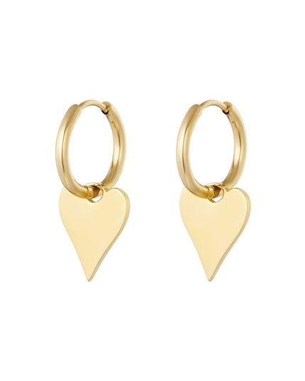 oorbellen basic hart