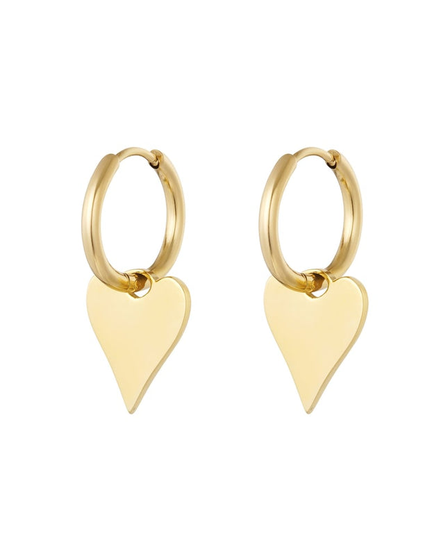 oorbellen basic hart