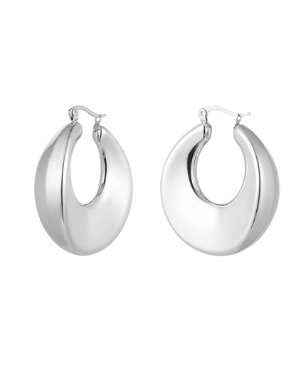 oorbellen shiny rond