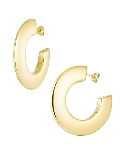 oorbellen dikke cirkel