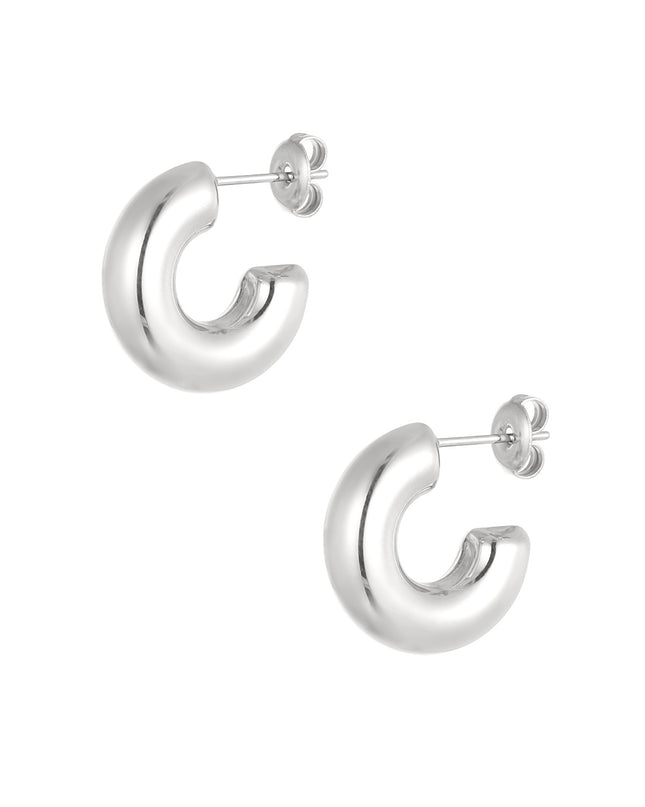 oorbellen aesthetic basic halve kleine maan