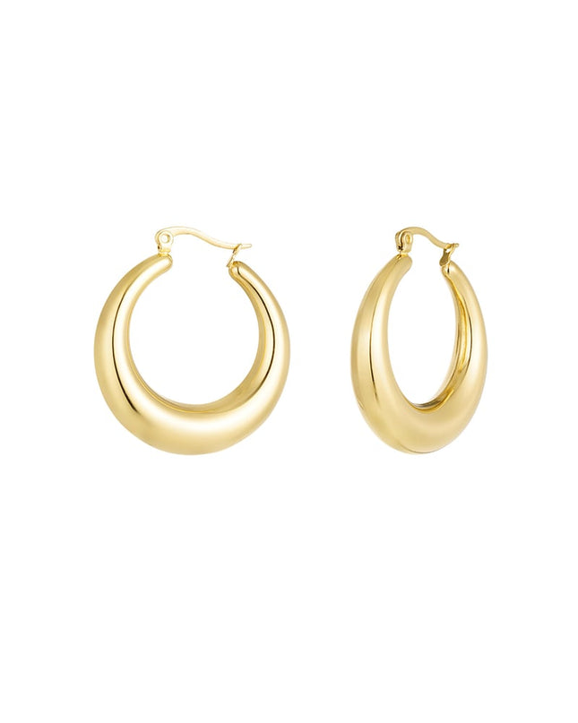 oorbellen schattig rond