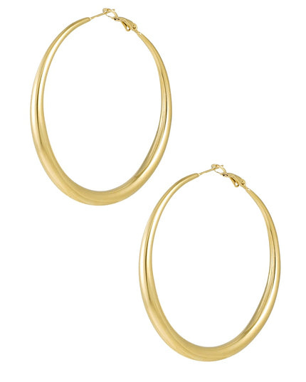 basic oorbellen met uiteenloping