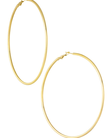 oorbellen dunne basic hoops