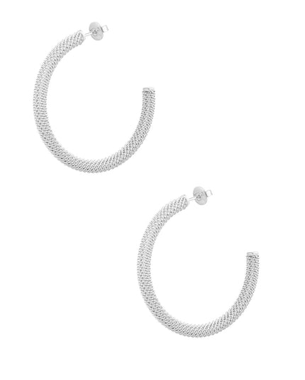 oorbellen rond met print