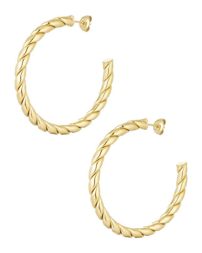 oorbellen gedraaid groot