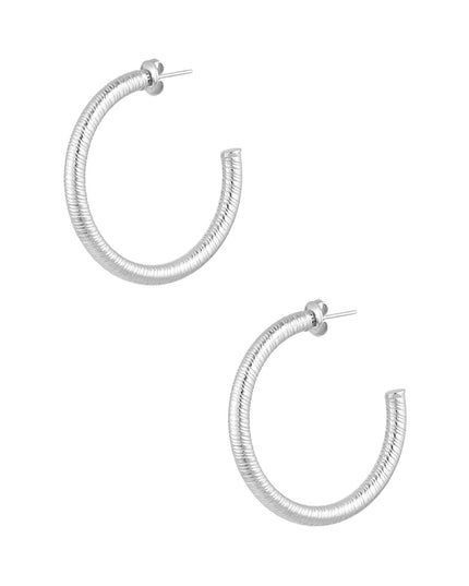 oorbellen slangenprint medium