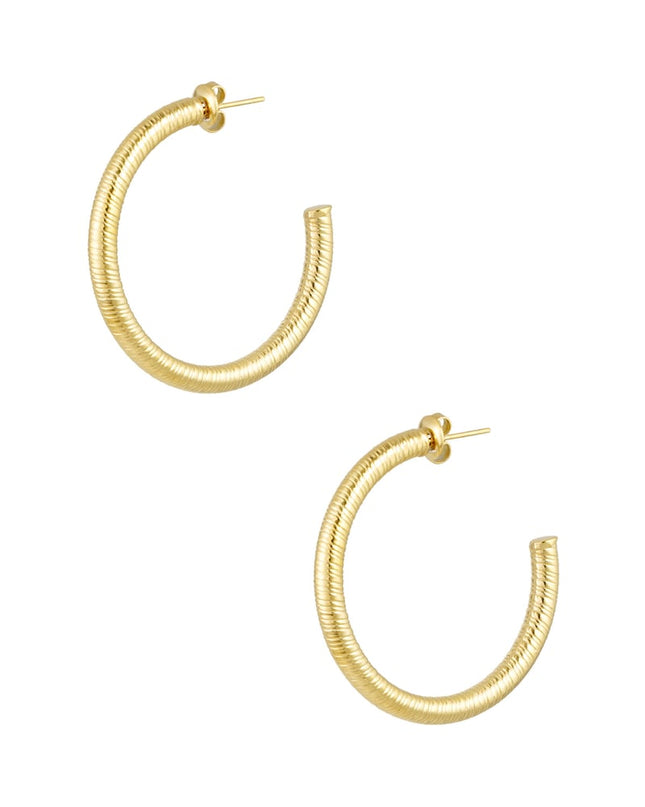 oorbellen slangenprint medium