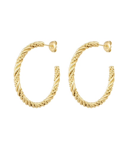 oorbellen basic gedraaid