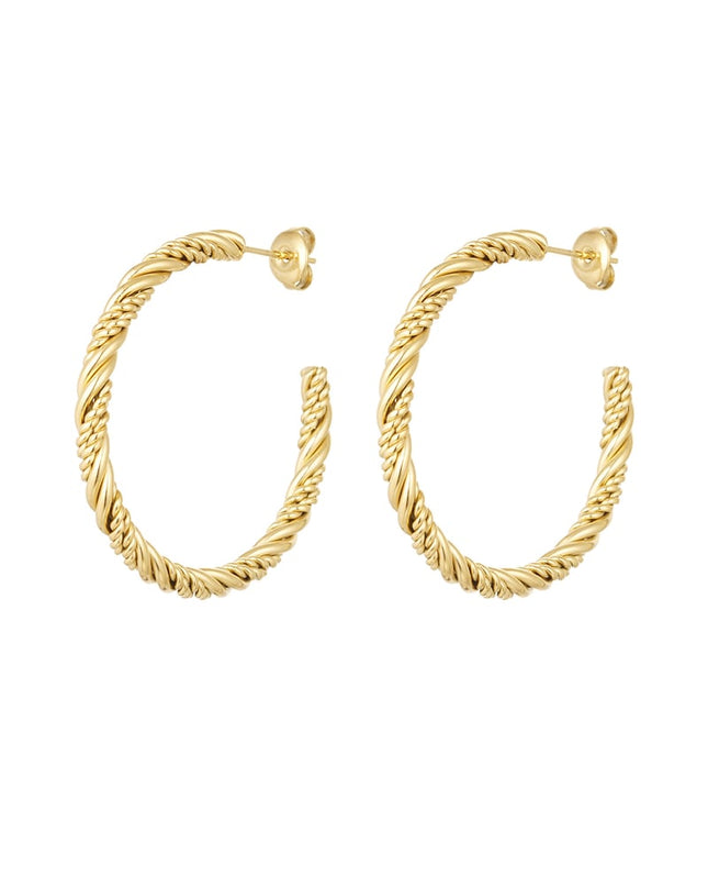 oorbellen basic gedraaid