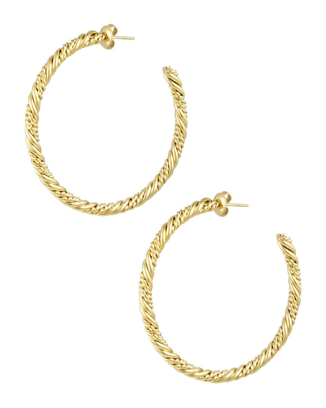 gedraaide oorringen groot