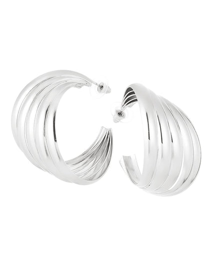 oorbellen abstracte laagjes