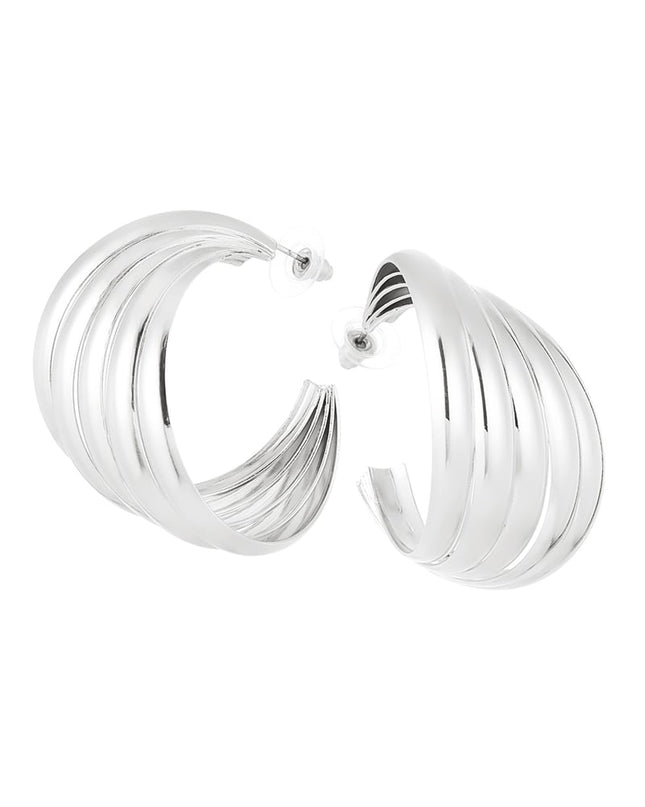 oorbellen abstracte laagjes