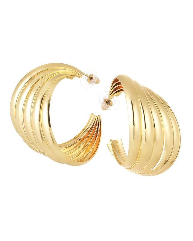 oorbellen abstracte laagjes