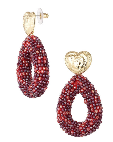 Oorbellen kraaltjes ovaal