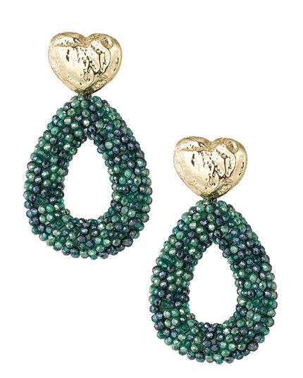 Oorbellen kraaltjes ovaal