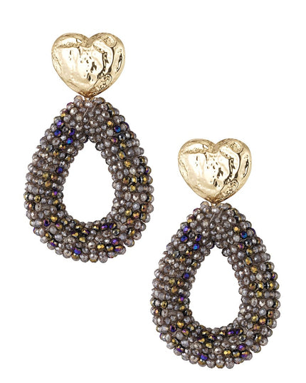 Oorbellen kraaltjes ovaal