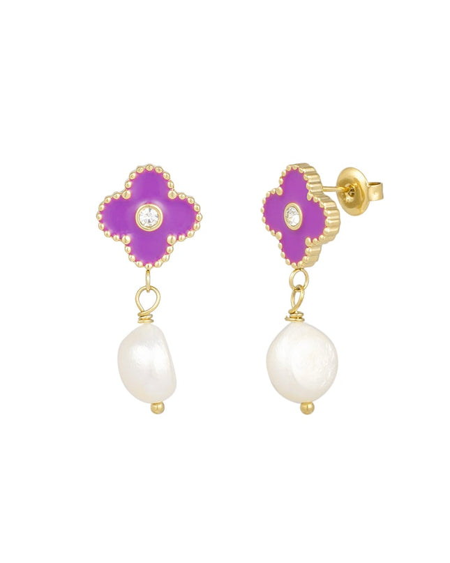 oorbellen posh spice - groen 