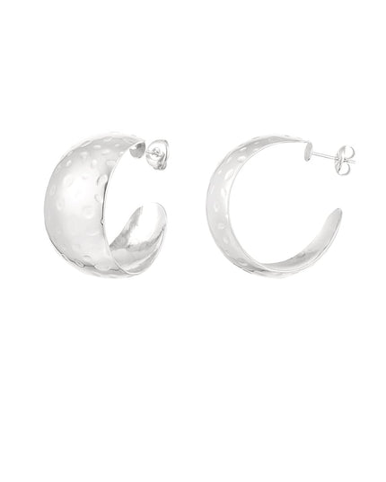 oorbellen maan grote stippen