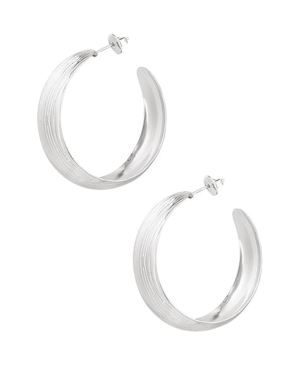 oorbellen gestreepte structuur