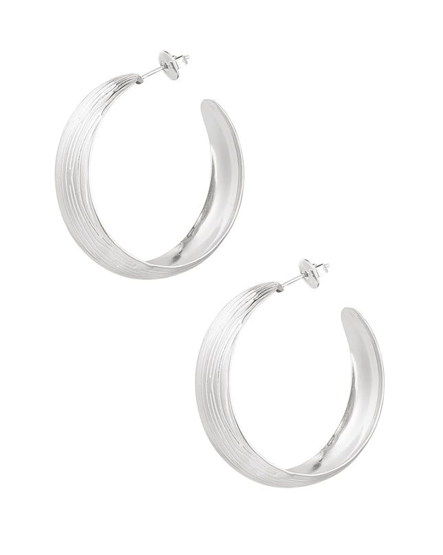 oorbellen gestreepte structuur