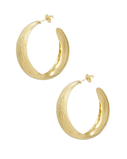 oorbellen gestreepte structuur