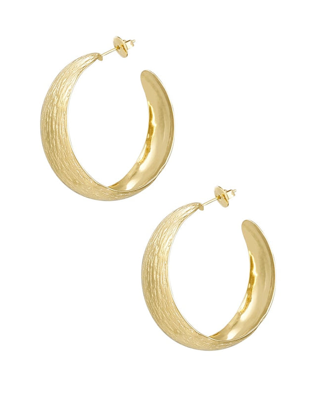 oorbellen gestreepte structuur