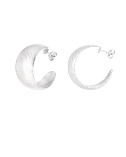 oorbellen ribbel structuur