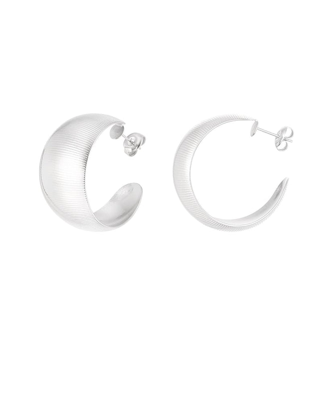 oorbellen ribbel structuur