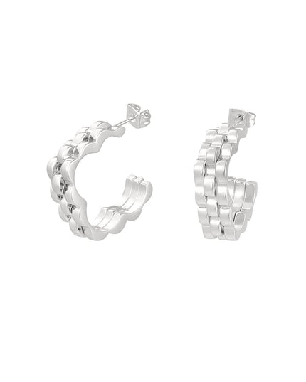 oorbellen bloem schakel in schakel